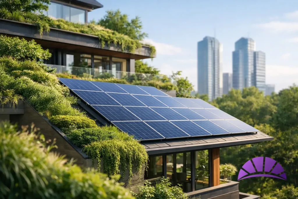 Green Architecture and Blending Solar Buildings