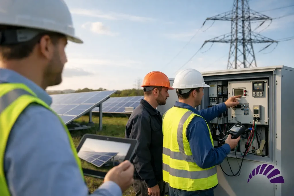 Grid Commissioning for Solar Systems