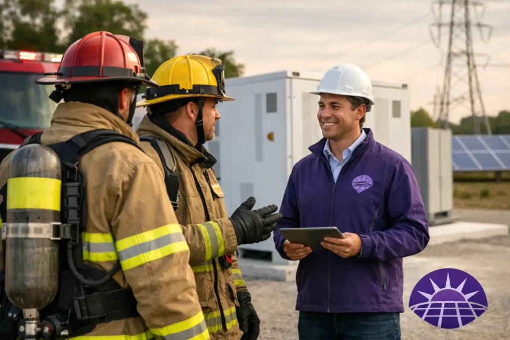 How Fire Department and BESS Teams Plan Safer Response