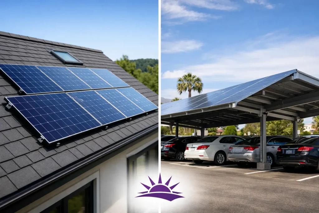 Rooftop Solar Versus Carport Solar: Which Fits?