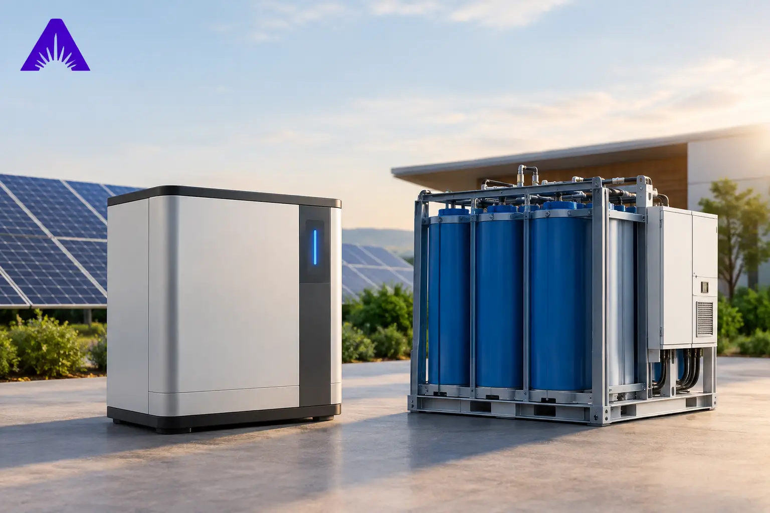 Lithium Versus Flow Batteries for Solar Storage