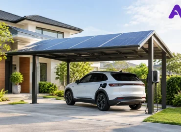 Plug In Solar Carport Example for Landed Homes