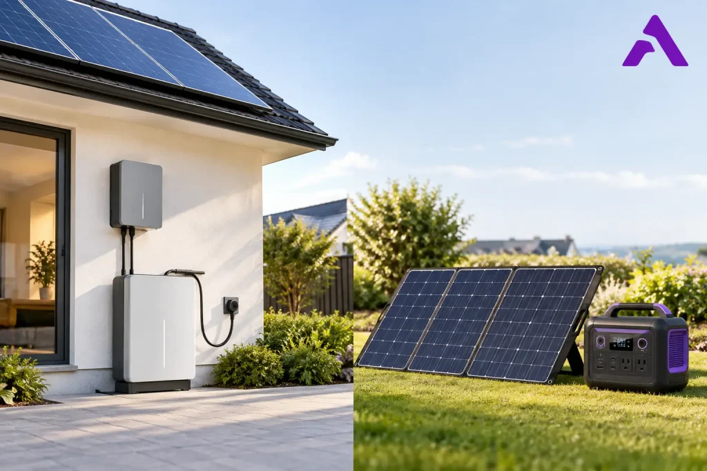 Plug In Versus Portable Solar for Landed Homes