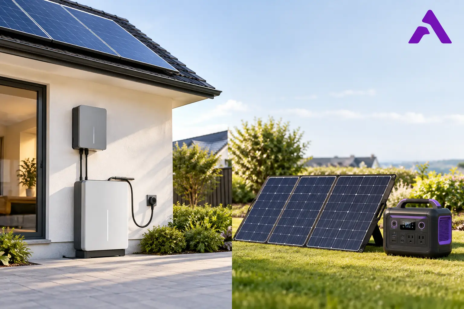 Plug In Versus Portable Solar for Landed Homes